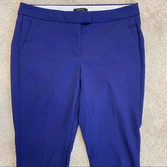 RW&CO blue cigarette slim ankle pants Sz 6 - Picture 2 of 10